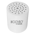 Konvio Neer Universal Shower Filter Cartridge for Hard Water | Multi-Stage Borewell/Tanker Water Softener for Bathroom, | 22-Stage, Pack of 1