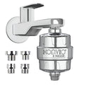 Konvio Shower and tap filter for hard water with 22-Stage | Advanced water softener for Bathroom | Hard Water Filter | (Pack of 1, Chrome)